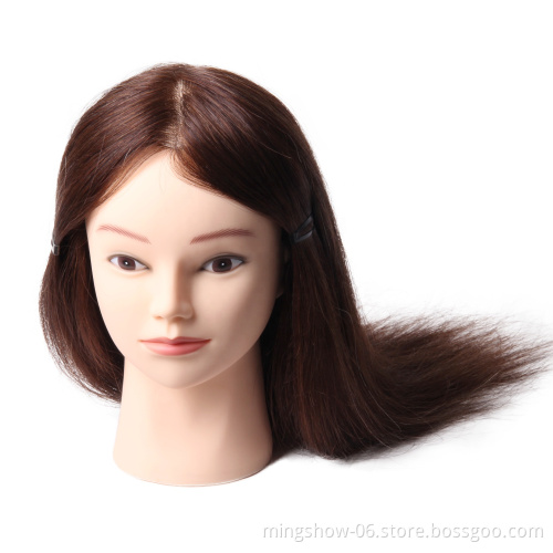 Practice Hairdressing Training Head Super Quality with 100% HUMAN Hair
